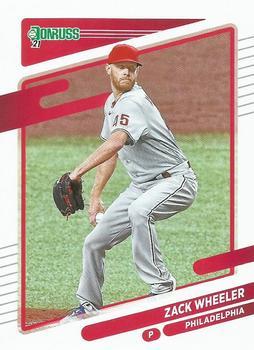 #115 Zack Wheeler - Philadelphia Phillies - 2021 Donruss Baseball