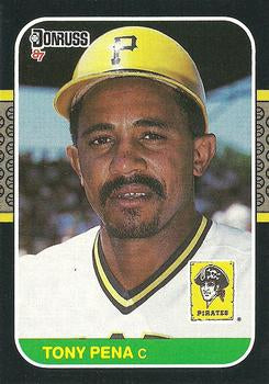 #115 Tony Pena - Pittsburgh Pirates - 1987 Donruss Baseball