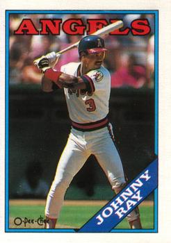 #115 Johnny Ray - California Angels - 1988 O-Pee-Chee Baseball