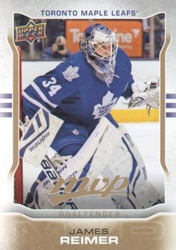 #115 James Reimer - Toronto Maple Leafs - 2014-15 Upper Deck MVP Hockey