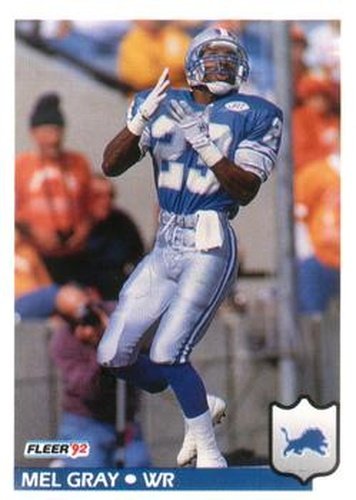 #115 Mel Gray - Detroit Lions - 1992 Fleer Football