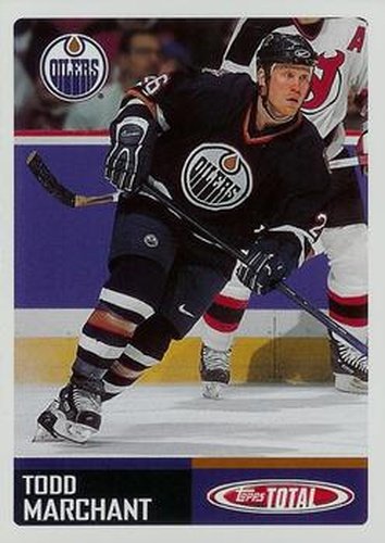#115 Todd Marchant - Edmonton Oilers - 2002-03 Topps Total Hockey