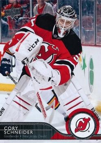 #115 Cory Schneider - New Jersey Devils - 2014-15 Upper Deck Hockey