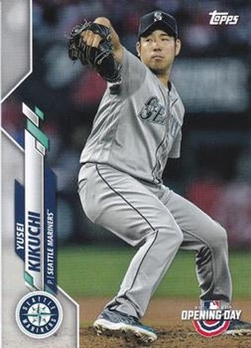 #115 Yusei Kikuchi - Seattle Mariners - 2020 Topps Opening Day Baseball