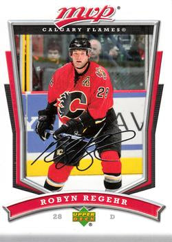 #115 Robyn Regehr - Calgary Flames - 2007-08 Upper Deck MVP Hockey