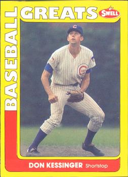 #115 Don Kessinger - Chicago Cubs - 1991 Swell Baseball Greats