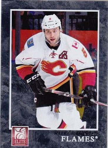 #115 Mark Giordano - Calgary Flames - 2011-12 Panini Elite Hockey