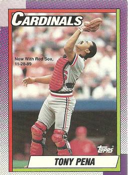 #115 Tony Pena - Boston Red Sox - 1990 O-Pee-Chee Baseball
