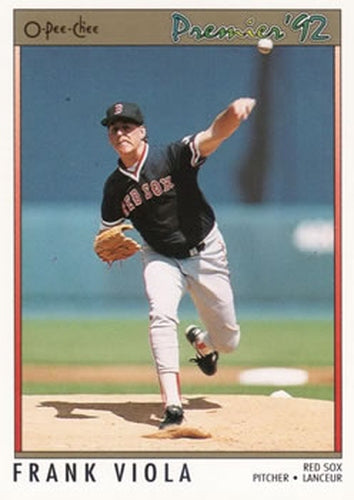 #115 Frank Viola - Boston Red Sox - 1992 O-Pee-Chee Premier Baseball