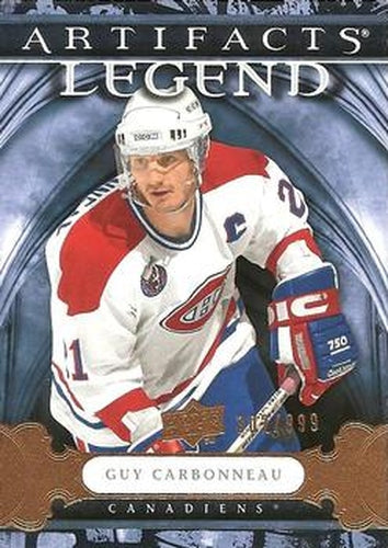 #115 Guy Carbonneau - Montreal Canadiens - 2009-10 Upper Deck Artifacts Hockey