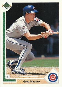 #115 Greg Maddux - Chicago Cubs - 1991 Upper Deck Baseball