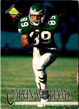 #115 Calvin Williams - Philadelphia Eagles - 1994 Pro Line Live Football