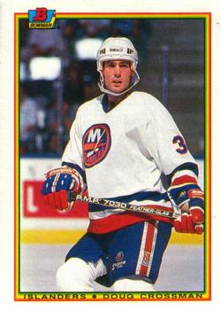 #115 Doug Crossman - New York Islanders - 1990-91 Bowman Hockey