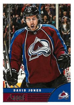 #115 David Jones - Colorado Avalanche - 2013-14 Score Hockey