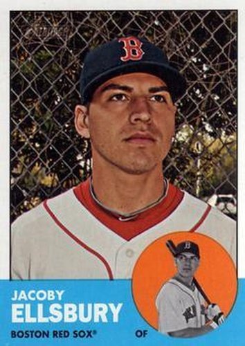 #115a Jacoby Ellsbury - Boston Red Sox - 2012 Topps Heritage Baseball