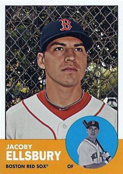 #115b Jacoby Ellsbury - Boston Red Sox - 2012 Topps Heritage Baseball