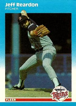 #U-101 Jeff Reardon - Minnesota Twins - 1987 Fleer Update Baseball
