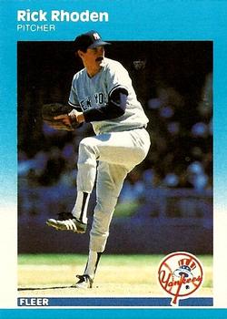 #U-103 Rick Rhoden - New York Yankees - 1987 Fleer Update Baseball