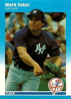 #U-106 Mark Salas - New York Yankees - 1987 Fleer Update Baseball