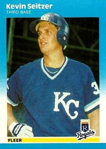#U-108 Kevin Seitzer - Kansas City Royals - 1987 Fleer Update Baseball