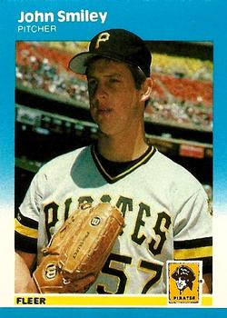 #U-110 John Smiley - Pittsburgh Pirates - 1987 Fleer Update Baseball