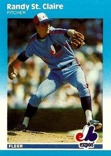 #U-113 Randy St. Claire - Montreal Expos - 1987 Fleer Update Baseball