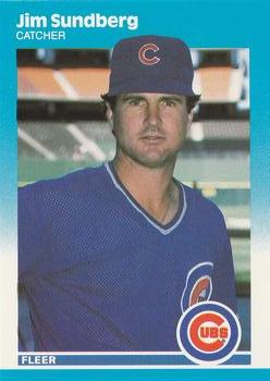 #U-114 Jim Sundberg - Chicago Cubs - 1987 Fleer Update Baseball