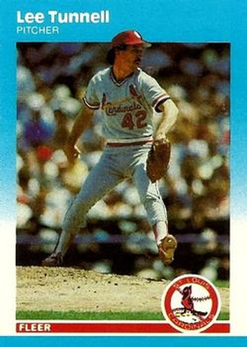 #U-119 Lee Tunnell - St. Louis Cardinals - 1987 Fleer Update Baseball