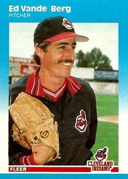 #U-120 Ed Vande Berg - Cleveland Indians - 1987 Fleer Update Baseball