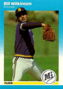 #U-125 Bill Wilkinson - Seattle Mariners - 1987 Fleer Update Baseball