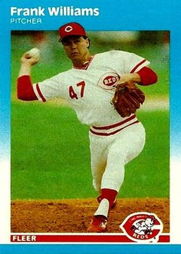 #U-127 Frank Williams - Cincinnati Reds - 1987 Fleer Update Baseball