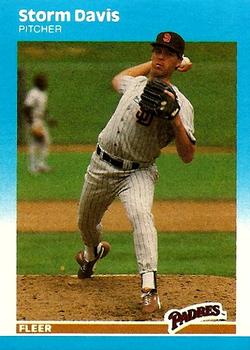 #U-22 Storm Davis - San Diego Padres - 1987 Fleer Update Baseball