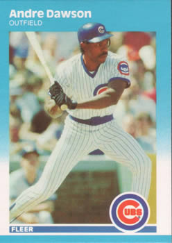 #U-24 Andre Dawson - Chicago Cubs - 1987 Fleer Update Baseball