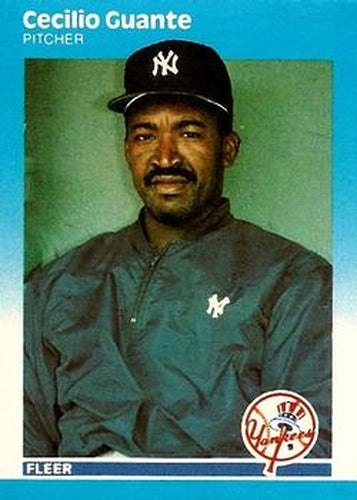 #U-38 Cecilio Guante - New York Yankees - 1987 Fleer Update Baseball