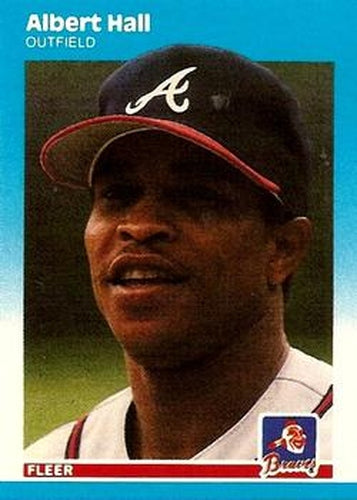 #U-39 Albert Hall - Atlanta Braves - 1987 Fleer Update Baseball