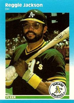 #U-49 Reggie Jackson - Oakland Athletics - 1987 Fleer Update Baseball