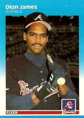 #U-51 Dion James - Atlanta Braves - 1987 Fleer Update Baseball