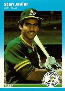 #U-52 Stan Javier - Oakland Athletics - 1987 Fleer Update Baseball