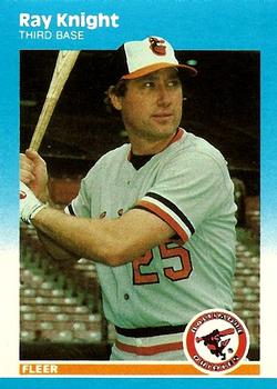 #U-58 Ray Knight - Baltimore Orioles - 1987 Fleer Update Baseball