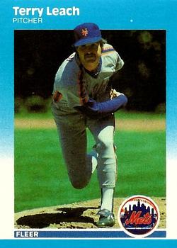 #U-62 Terry Leach - New York Mets - 1987 Fleer Update Baseball