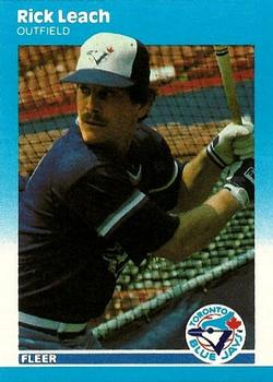 #U-63 Rick Leach - Toronto Blue Jays - 1987 Fleer Update Baseball