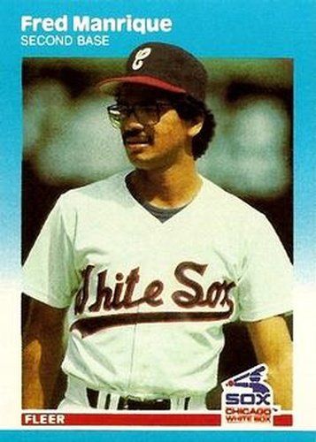 #U-72 Fred Manrique - Chicago White Sox - 1987 Fleer Update Baseball