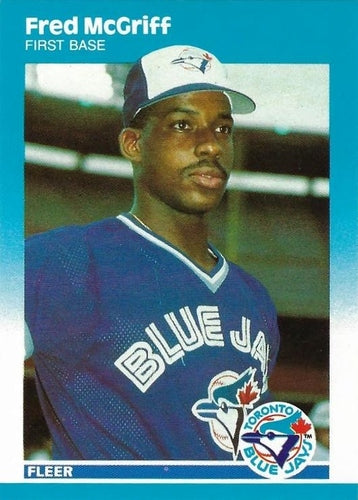 #U-75 Fred McGriff - Toronto Blue Jays - 1987 Fleer Update Baseball