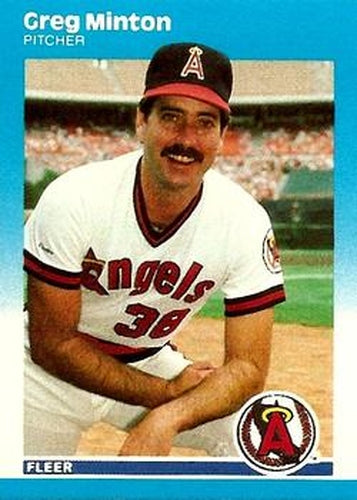 #U-80 Greg Minton - California Angels - 1987 Fleer Update Baseball