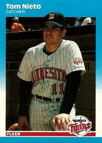 #U-88 Tom Nieto - Minnesota Twins - 1987 Fleer Update Baseball