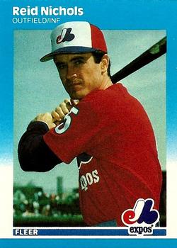#U-89 Reid Nichols - Montreal Expos - 1987 Fleer Update Baseball