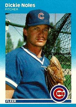 #U-91 Dickie Noles - Chicago Cubs - 1987 Fleer Update Baseball