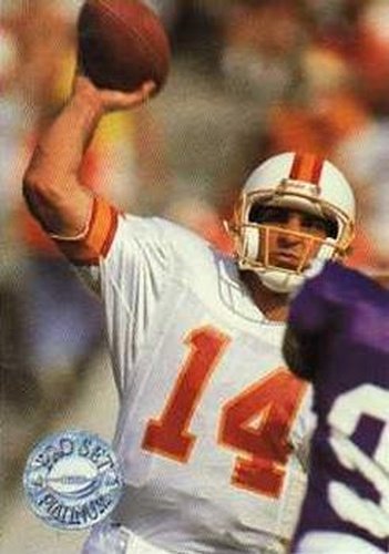 #116 Vinny Testaverde - Tampa Bay Buccaneers - 1991 Pro Set Platinum Football