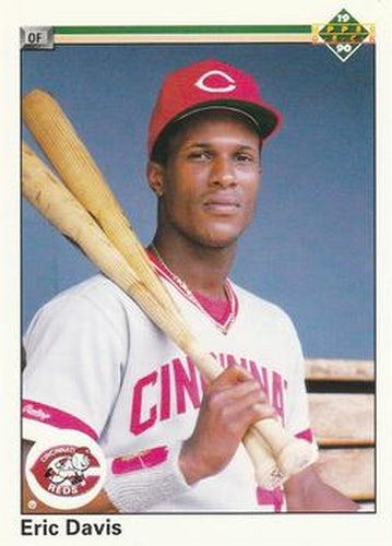 #116 Eric Davis - Cincinnati Reds - 1990 Upper Deck Baseball