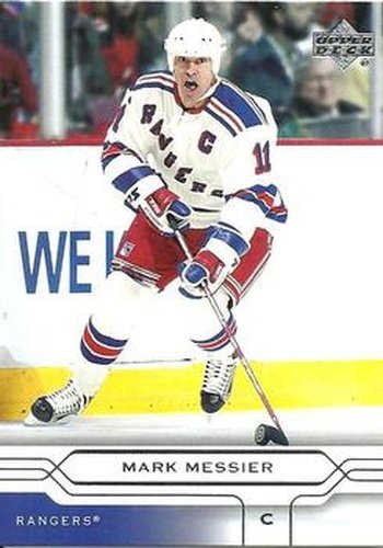 #116 Mark Messier - New York Rangers - 2004-05 Upper Deck Hockey
